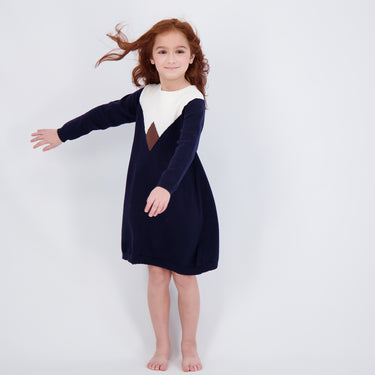 COLORBLOCK KNIT DRESS