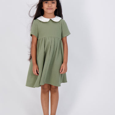 Floral Collar Dress