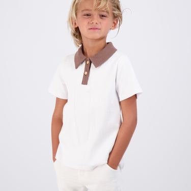 Rib Collar Shirt