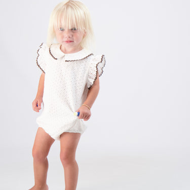Eyelet Romper
