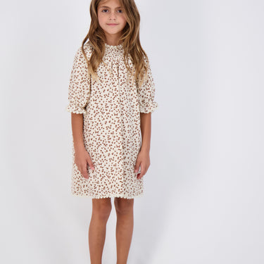 Smocked Floral Dress