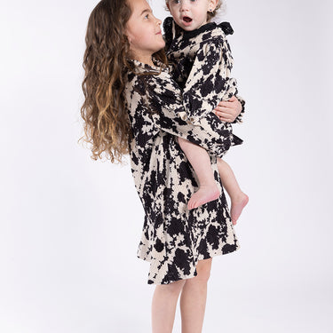 Marble Print Dress