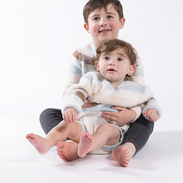 Plaid Knit Baby Sweater