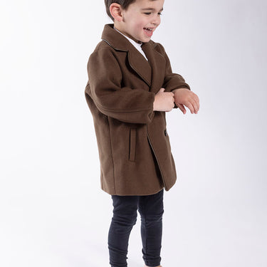 Double Breasted Jacket Brown