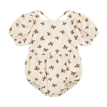 MINI BOW ROMPER