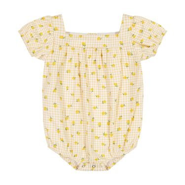 GINGHAM FRUIT ROMPER