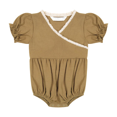 LACE TRIM ROMPER