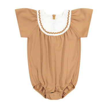 RIC RAC TRIM BIB ROMPER