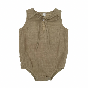 QUILTED GAUZY ROMPER