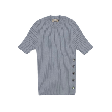 SIDE BUTTON SWEATER
