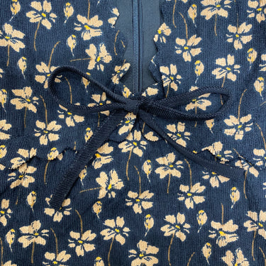 TAN FLORAL DRESS