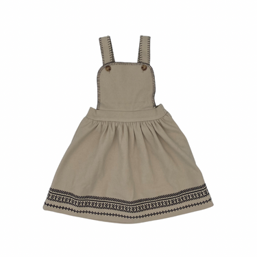 CONTRAST STITCH PINAFORE