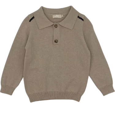 CONTRAST STITCH SWEATER