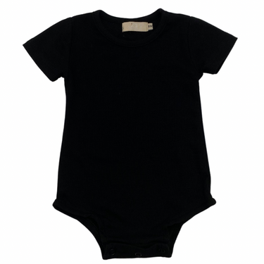 Ribbed Short Sleeve Bodysuit