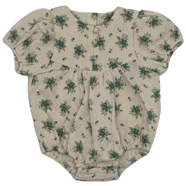 Quilted Floral Romper