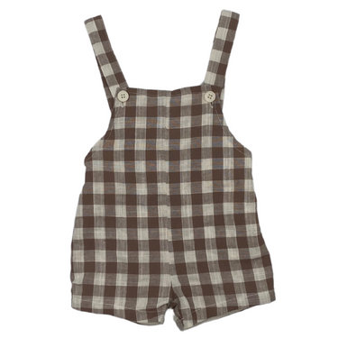 Gingham Overalls
