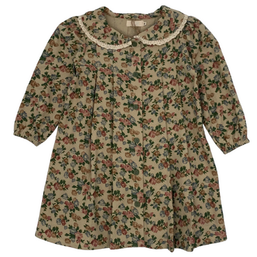 Collar Floral Dress