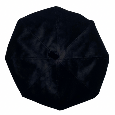 Velvet Detail Jacket and Beret