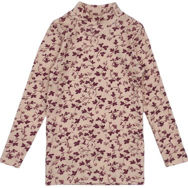 Floral Printed Mockneck