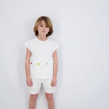 MULI BUTTON POCKET TOP