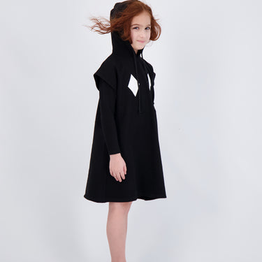 DIAMOND HOODIE DRESS