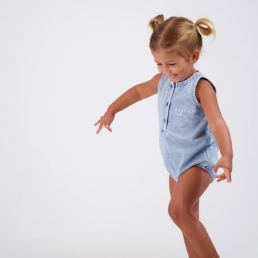 Denim Romper