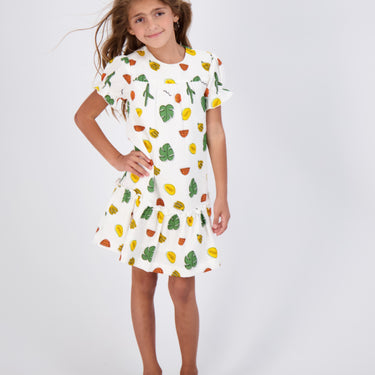 Printed Guaze Dress