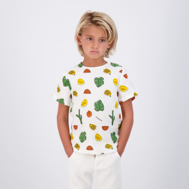 Printed Gauze Shirt