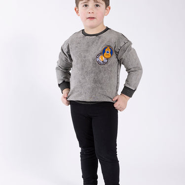 Denim Wash Sweatshirt