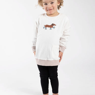 Rollerskating Dog Sweatshirt