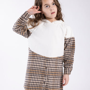 Plaid Hoodie Dress