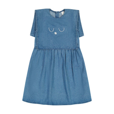 DENIM BIB DRESS