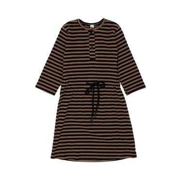 BLACK STRIPE DRESS