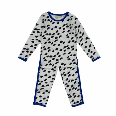 SPOTTED RINGER PAJAMA TOP & PANTS