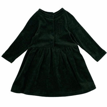 TERRY SQUARE FACE DRESS