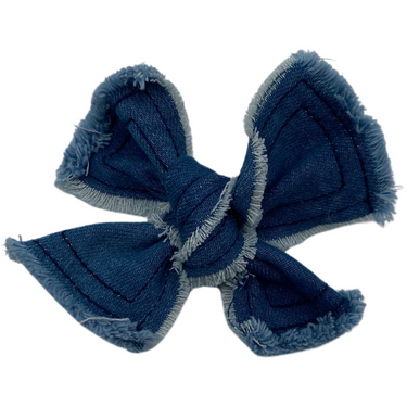 Denim Bow