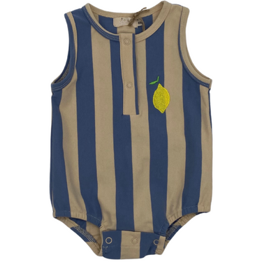 Striped Lemon Romper