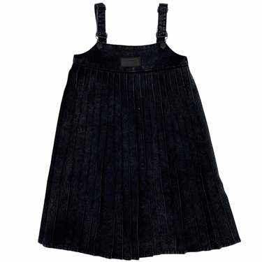 Denim Pleated Jumper