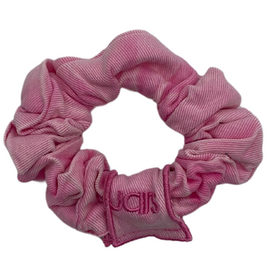 Denim Logo Scrunchie