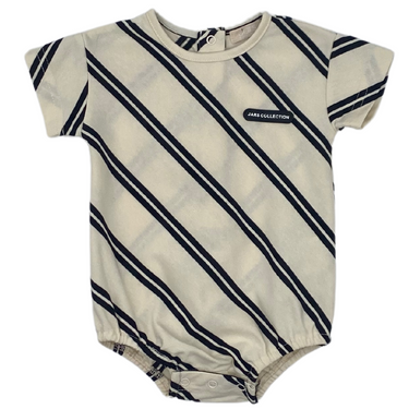 Diagonal Stripe Romper