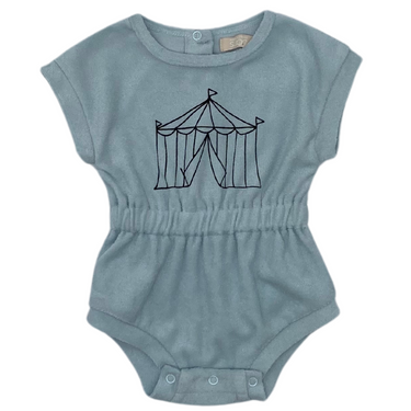 Blue  Circus Tent Romper
