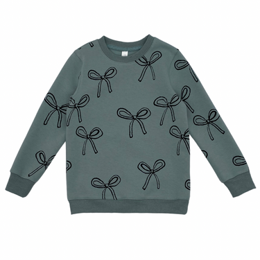 Bow Print Sweatshirt