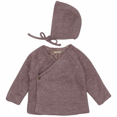 Knit Jacket And Bonnet