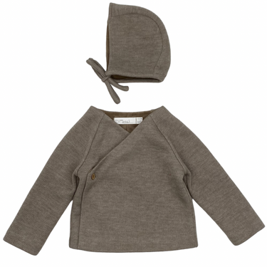 Knit Jacket And Bonnet