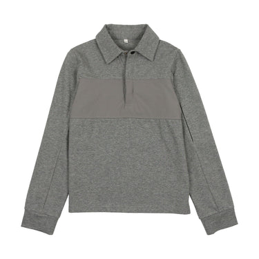 Contrast Fabric Polo