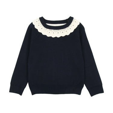 Argyle Knit Sweater Ruffle *see note