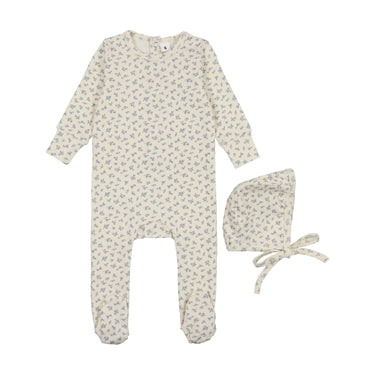 Petit Floral Footie Set