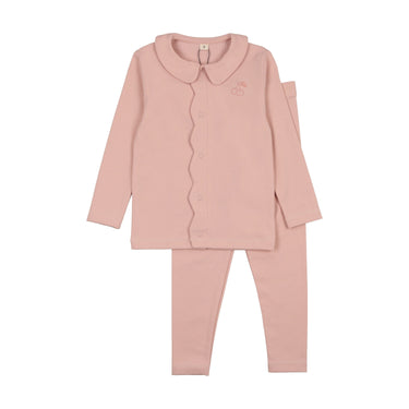 Embroidered Cherry Lounge Set