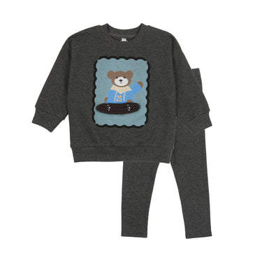 Graphic Photo Sweatshirt Set