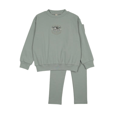 Dainty Stitch Sweatshirt Set